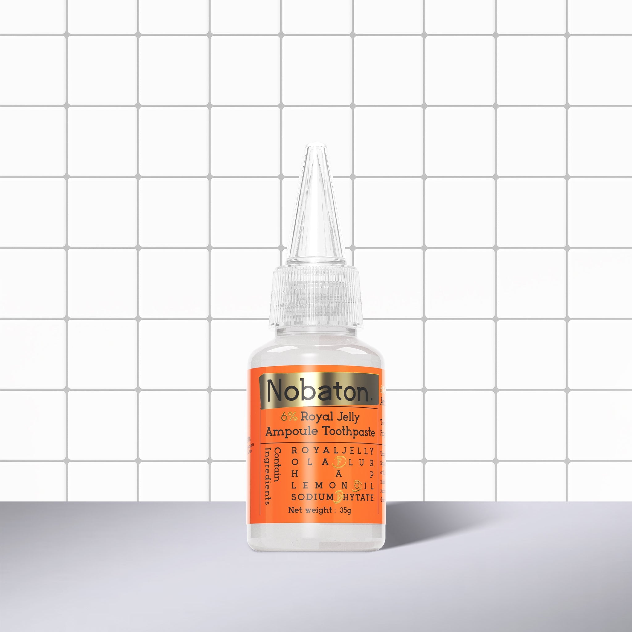Nobaton. 6% Royal Jelly Ampoule Toothpaste