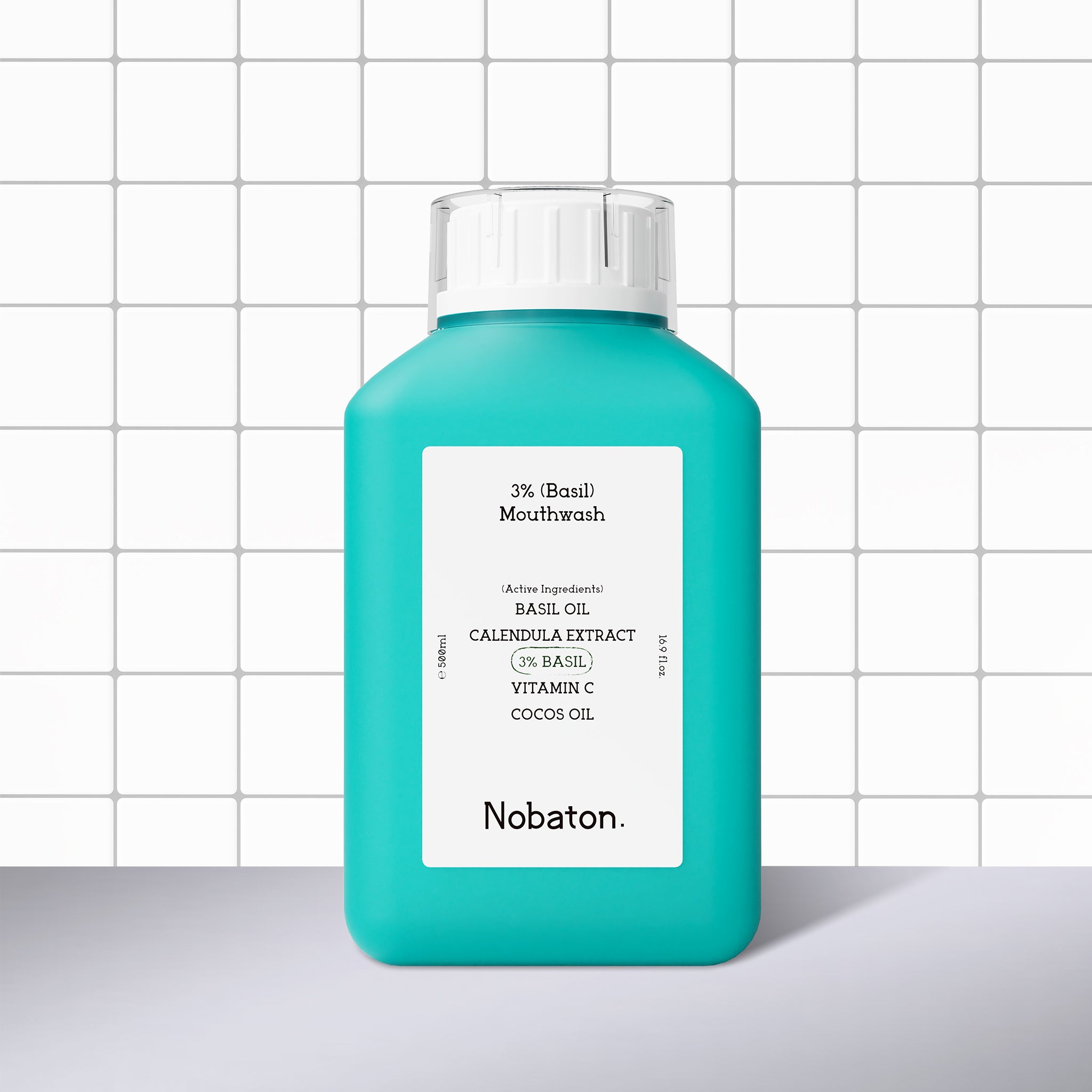 Nobaton. 3% Basil Mouthwash
