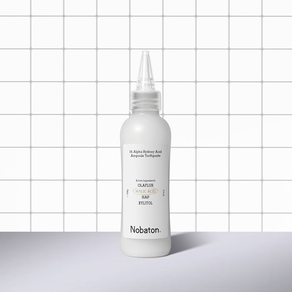 Nobaton. 1% Alpha Hydroxy Acid Ampoule Toothpaste（160g/5.6 oz）