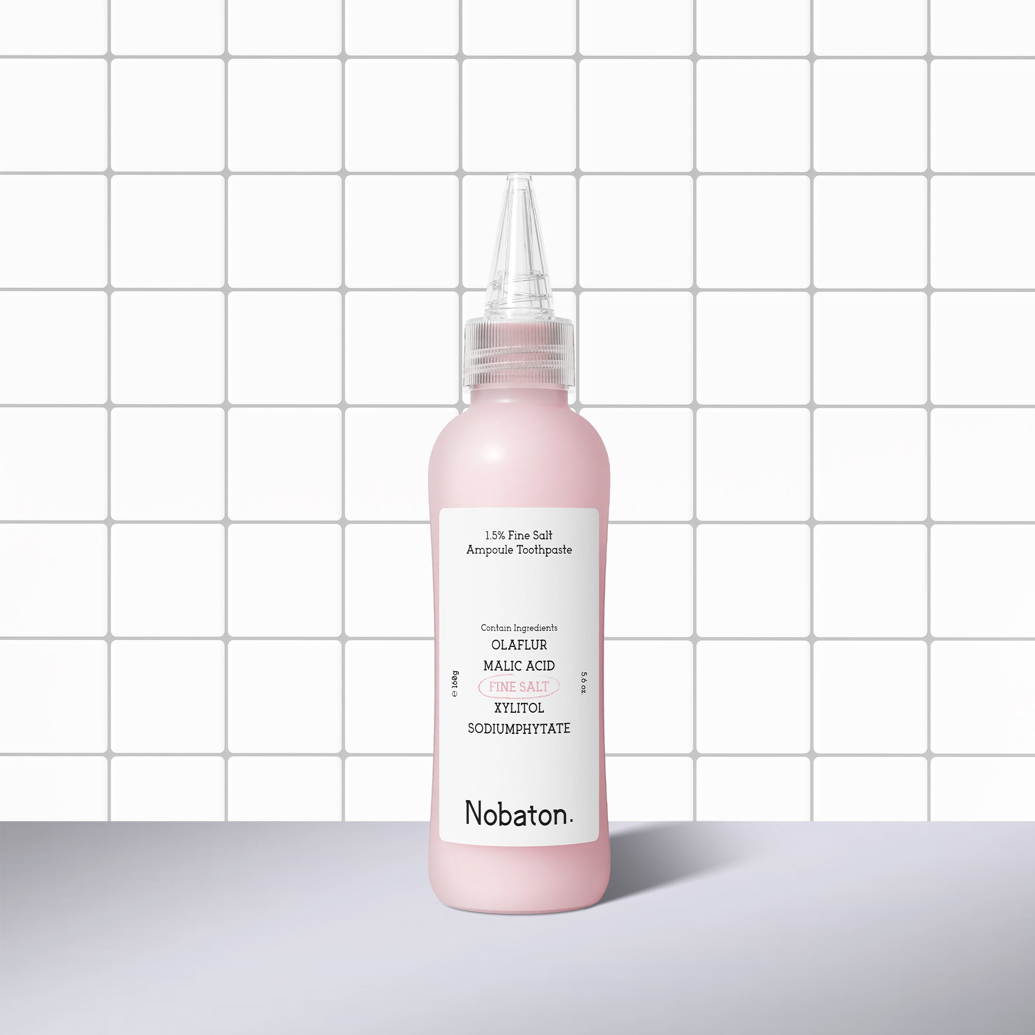 Nobaton. 1.5%Fine Salt Ampoule Toothpaste（160g/5.6 oz）