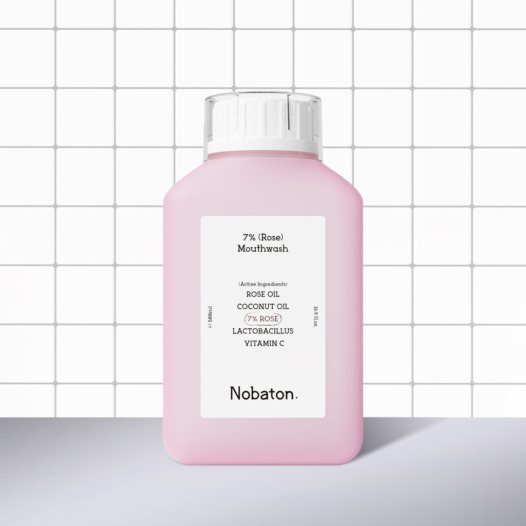Nobaton. 7% Rose Mouthwash（500ml/16.9 fl oz）