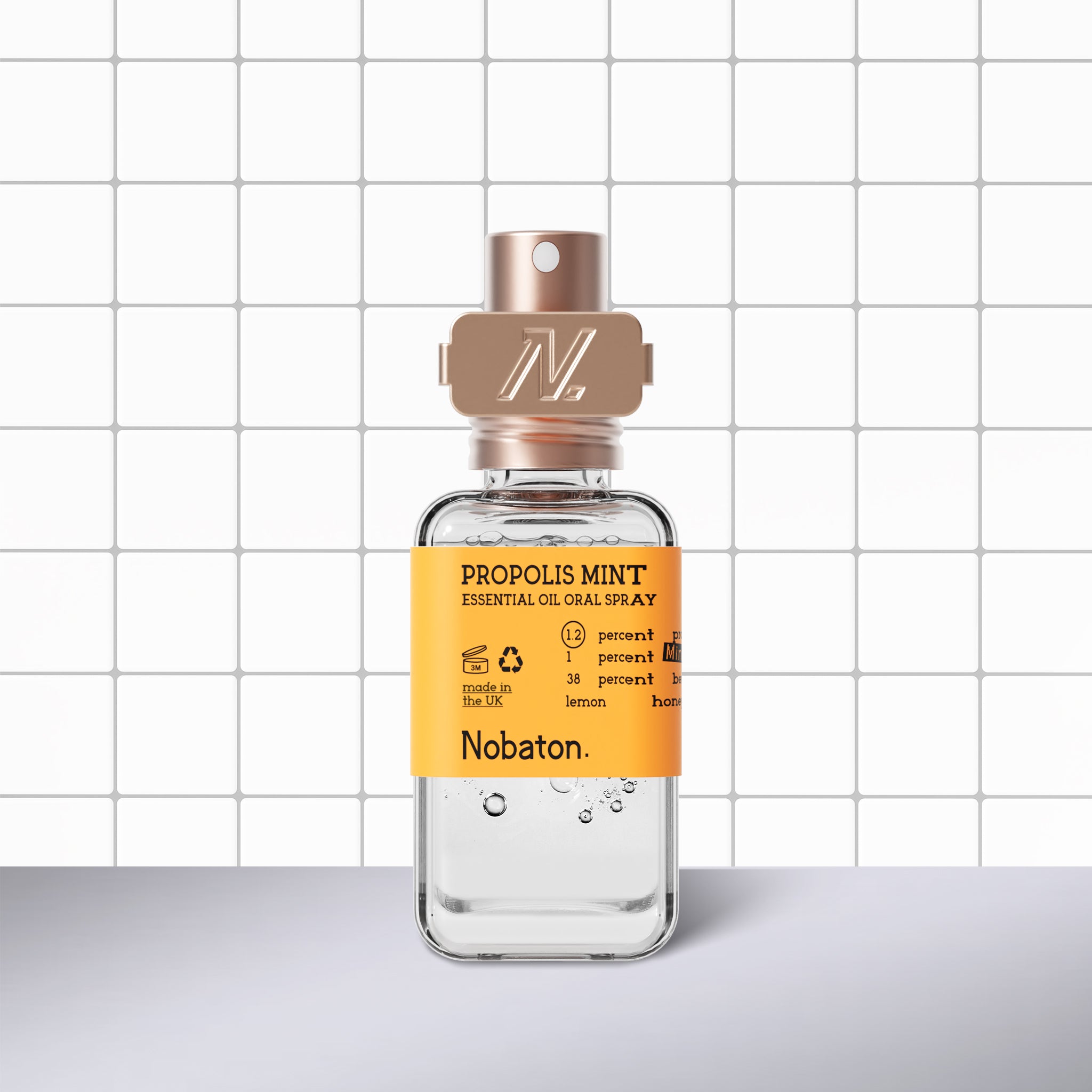 Nobaton. Propolis Mint Essential Oil Oral Oil