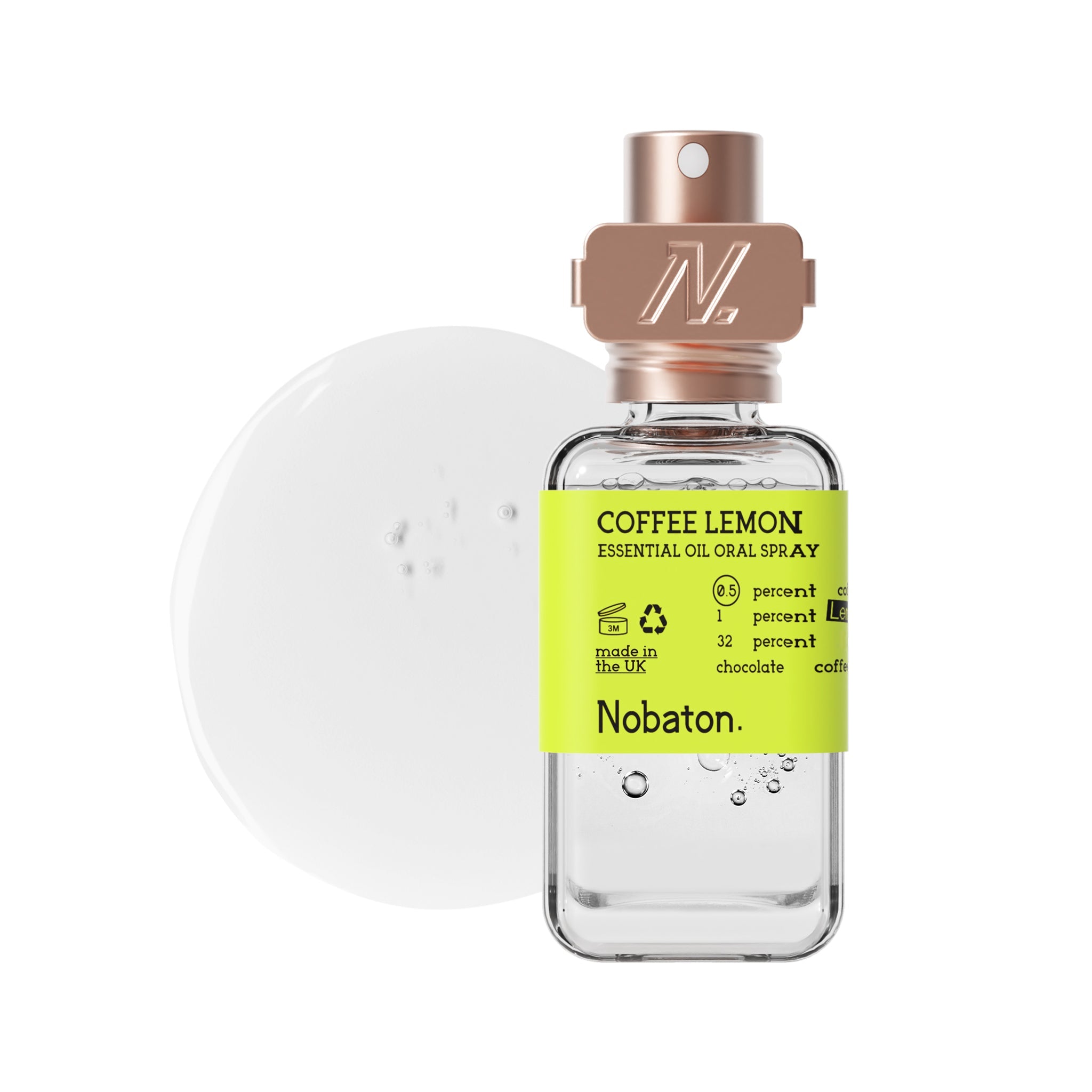 Nobaton. Coffee Lemon Essential Oil Oral Spray