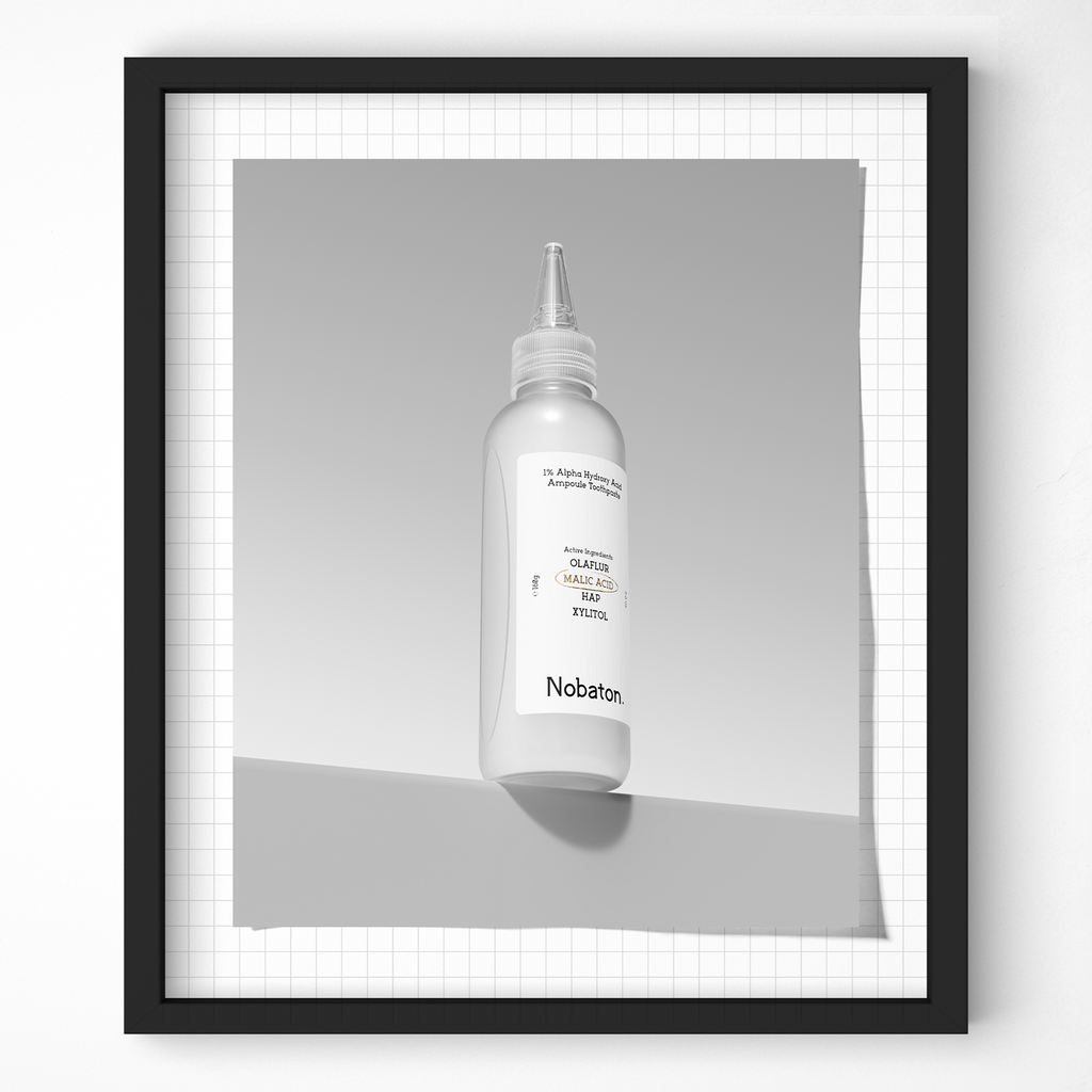 Nobaton. 1% Alpha Hydroxy Acid Ampoule Toothpaste（160g/5.6 oz）