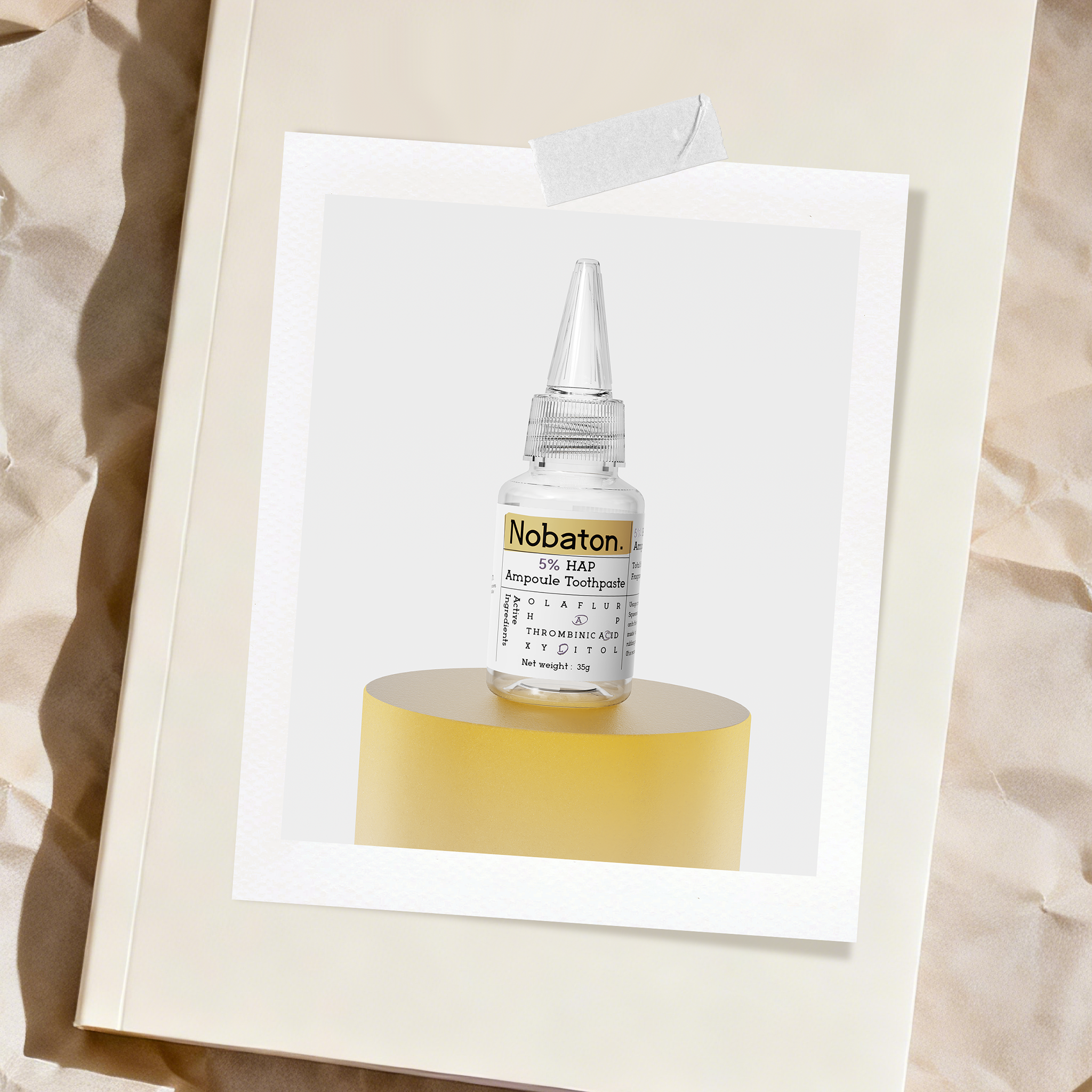 Nobaton. 5% HAP Ampoule Toothpaste