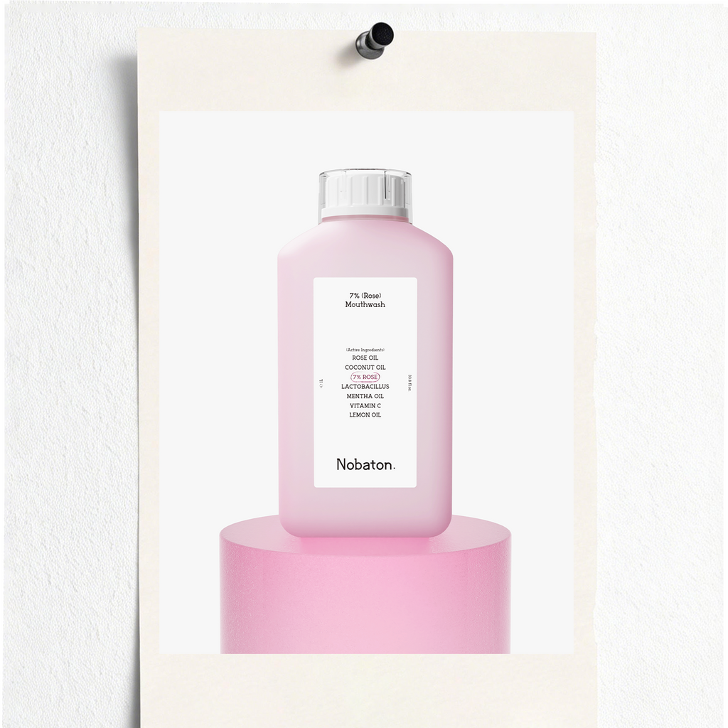 Nobaton. 7% Rose Mouthwash（1L/33.8 fl.oz）