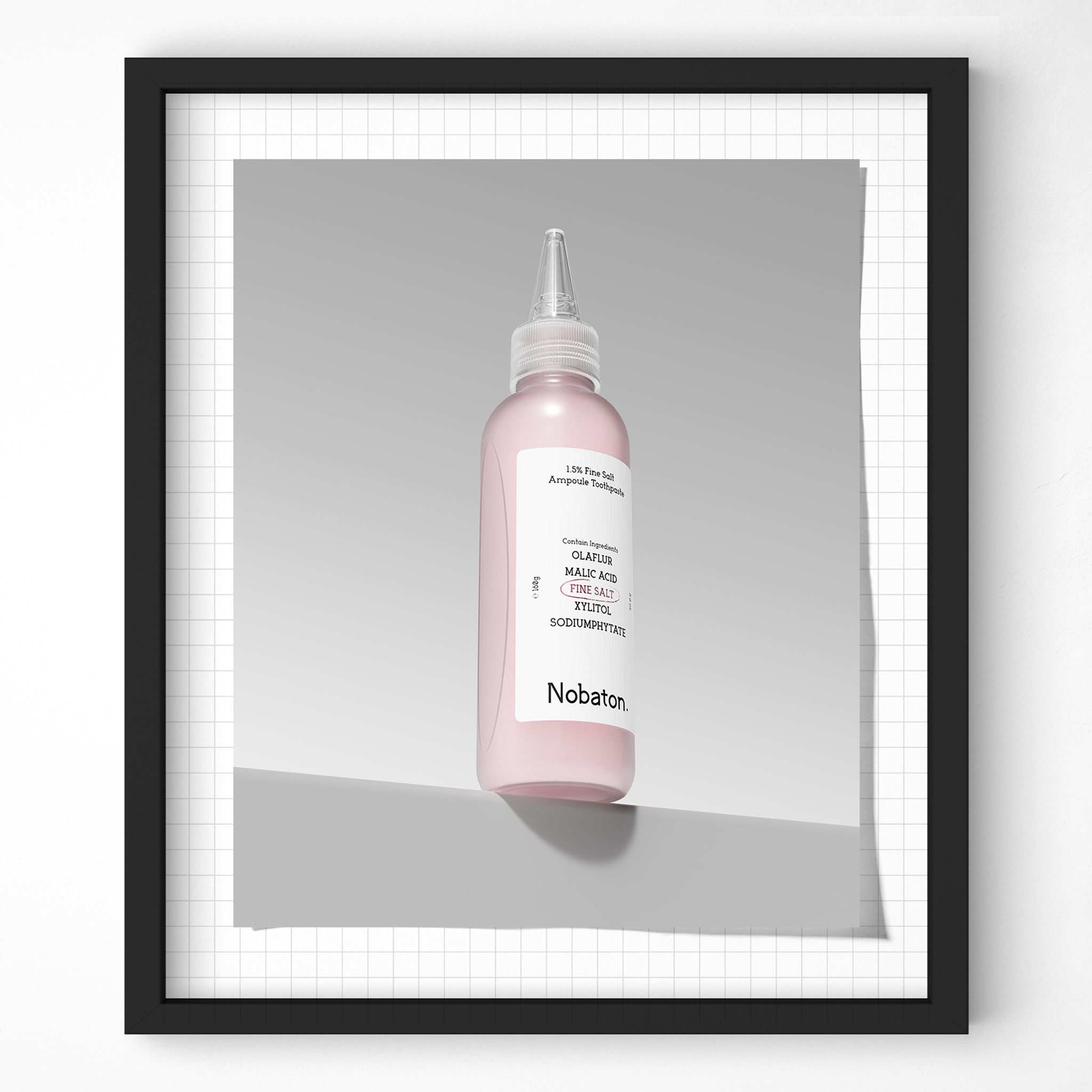 Nobaton. 1.5%Fine Salt Ampoule Toothpaste（160g/5.6 oz）