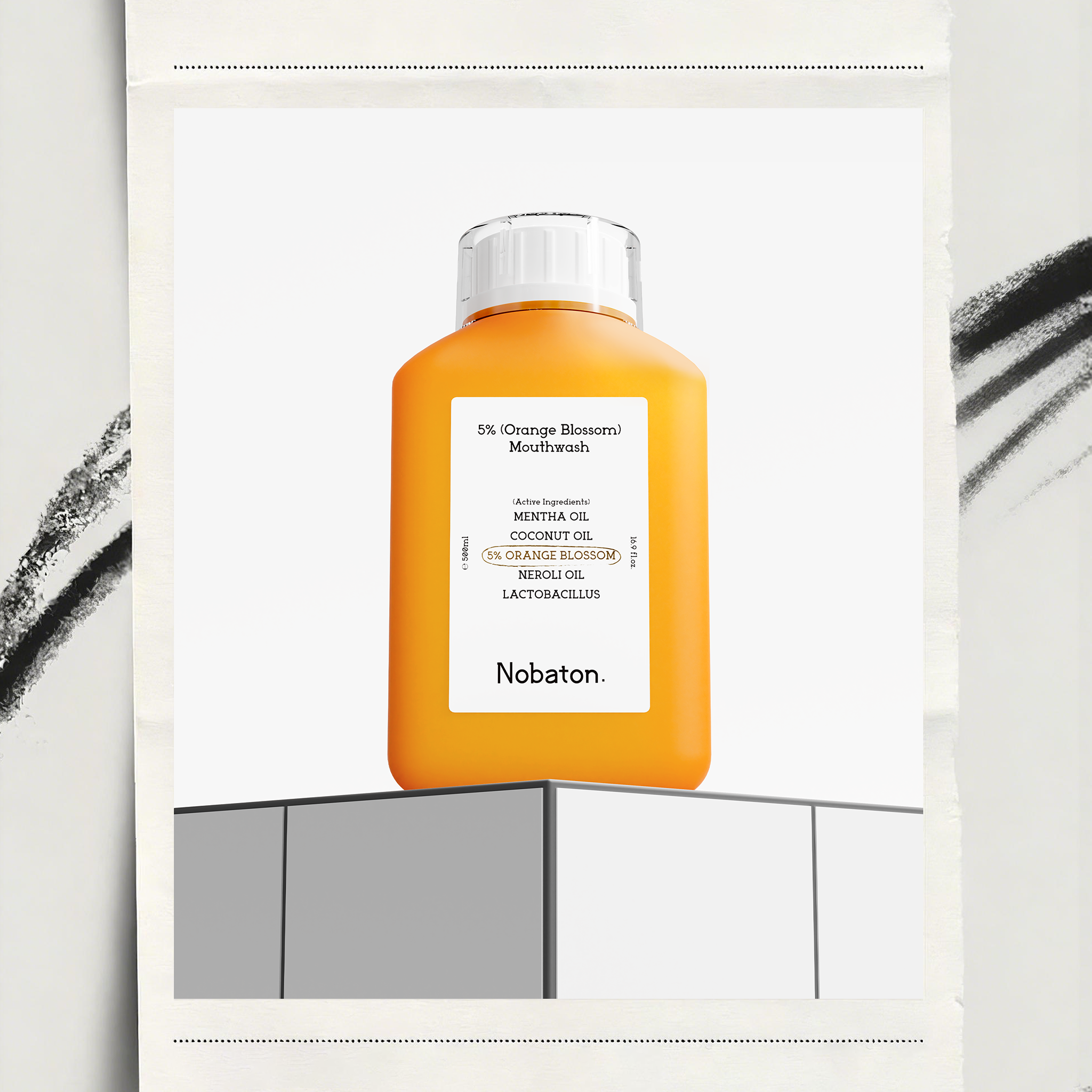 Nobaton. 5% Orange Blossom Mouthwash