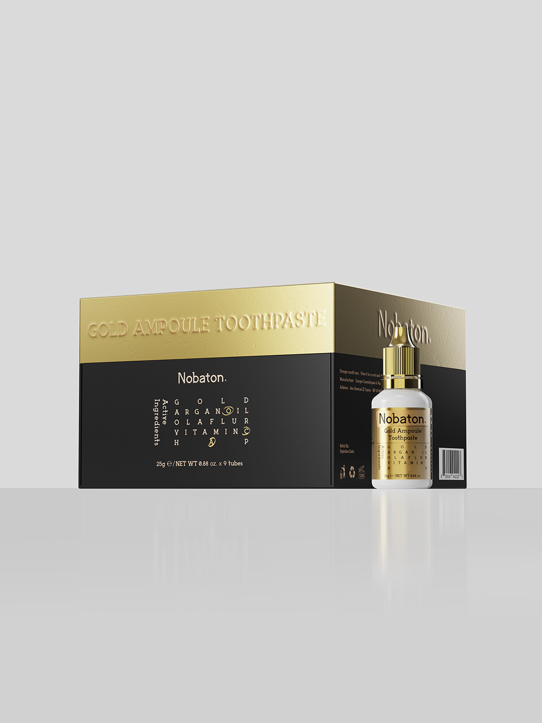Nobaton. Gold toothpaste gift set