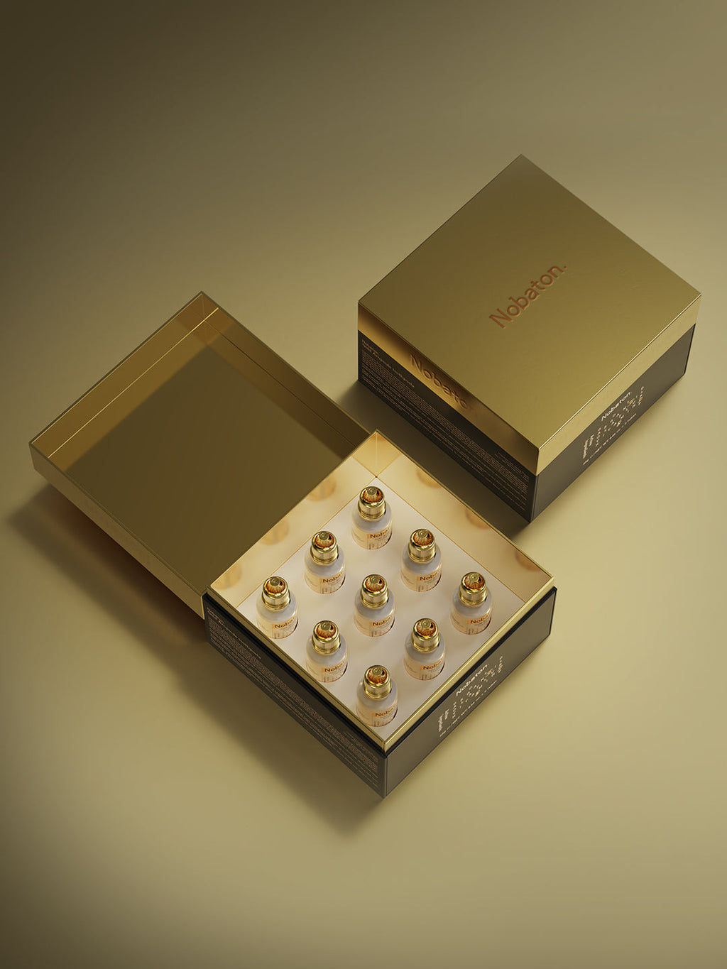 Nobaton. Gold toothpaste gift set