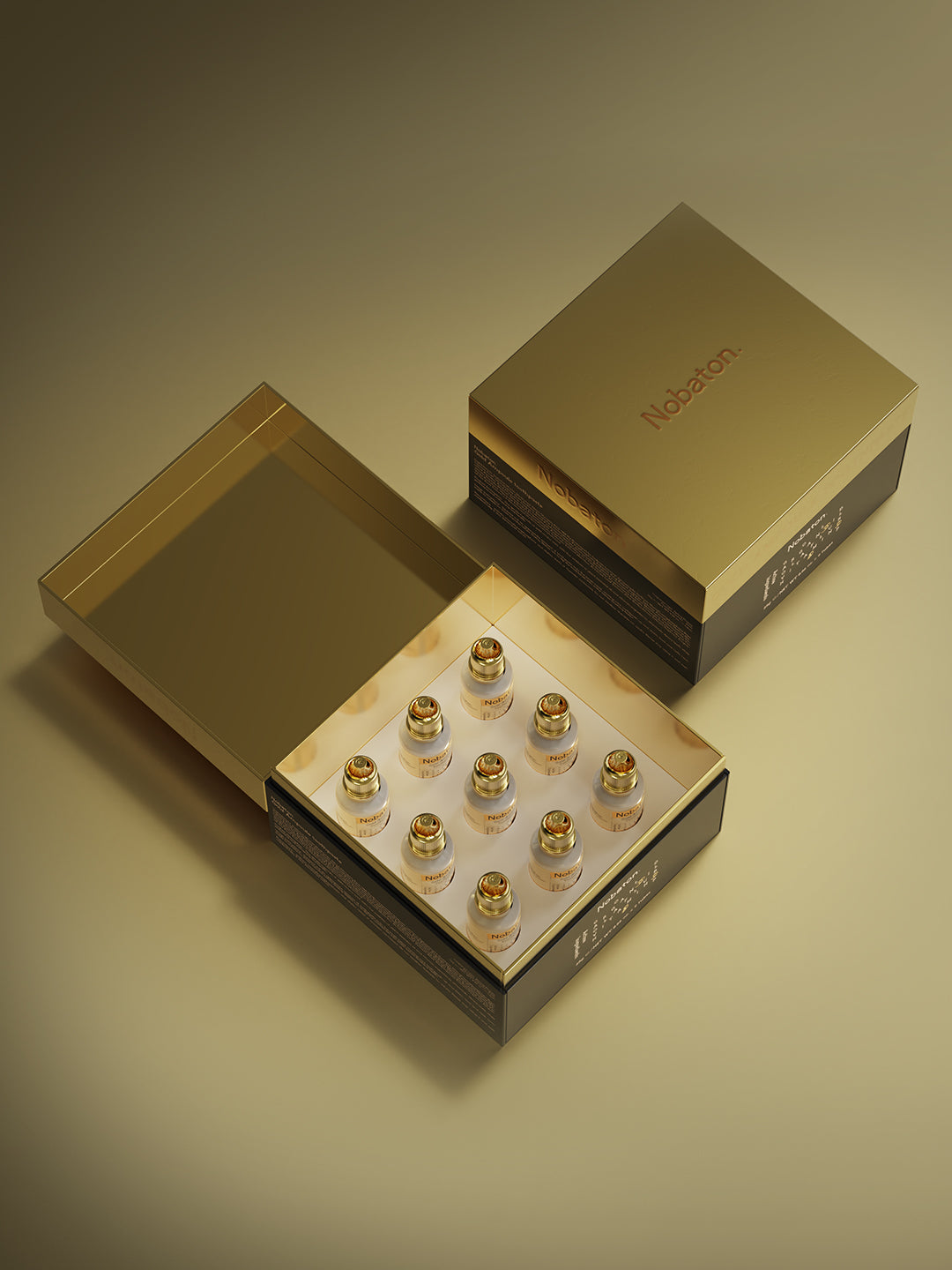 Nobaton. Gold toothpaste gift set