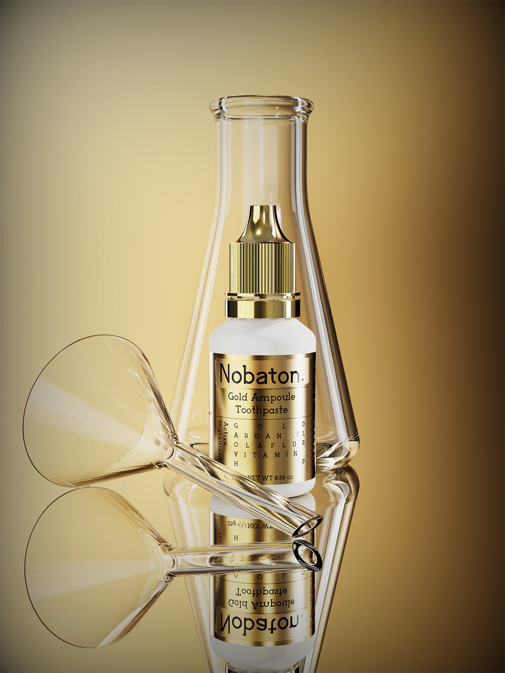 Nobaton. Gold toothpaste gift set