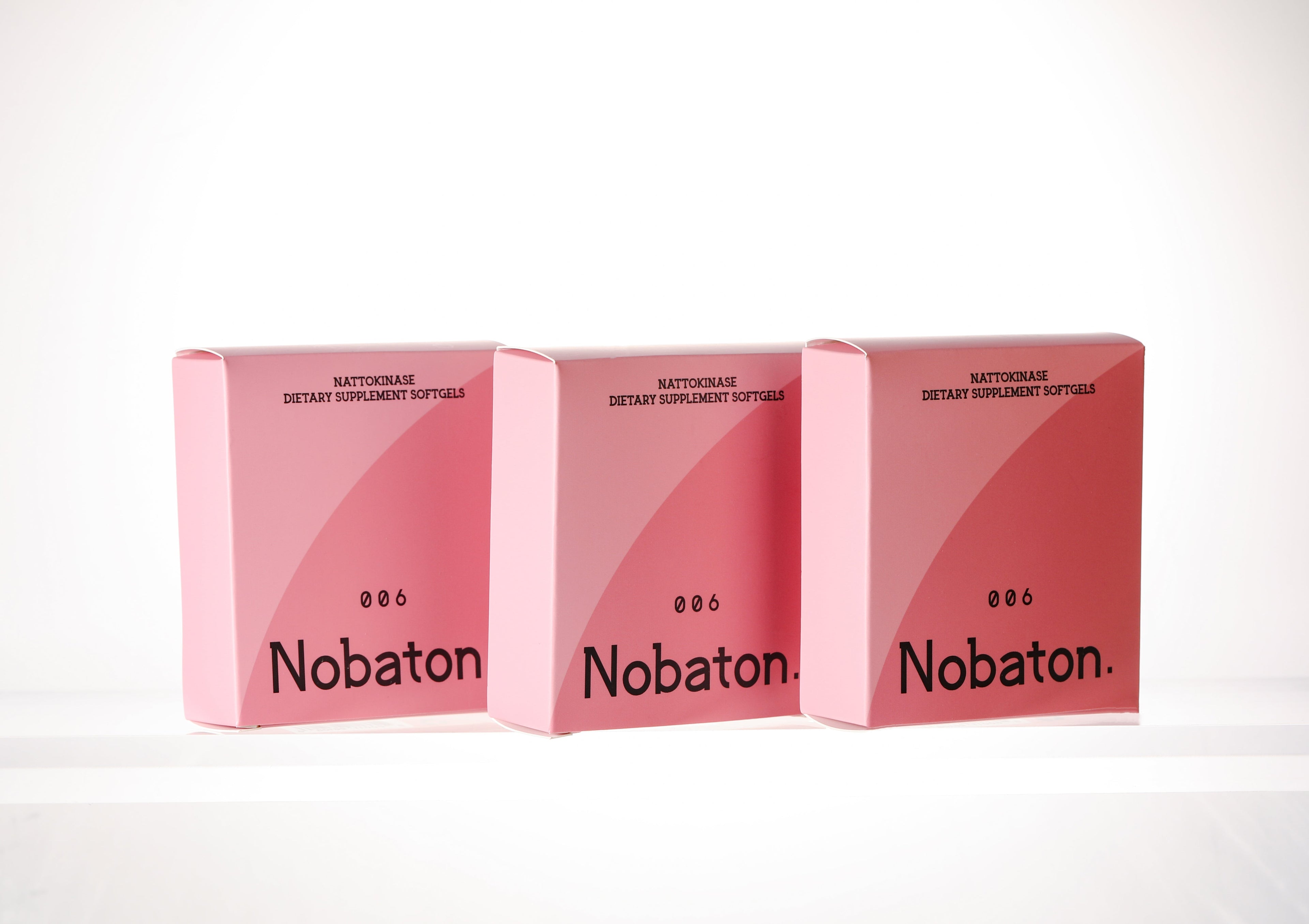 Nobaton. Nattokinase Dietary Supplement Softgels