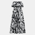 Tropical Ruffle Maxi Dress WHD0606001