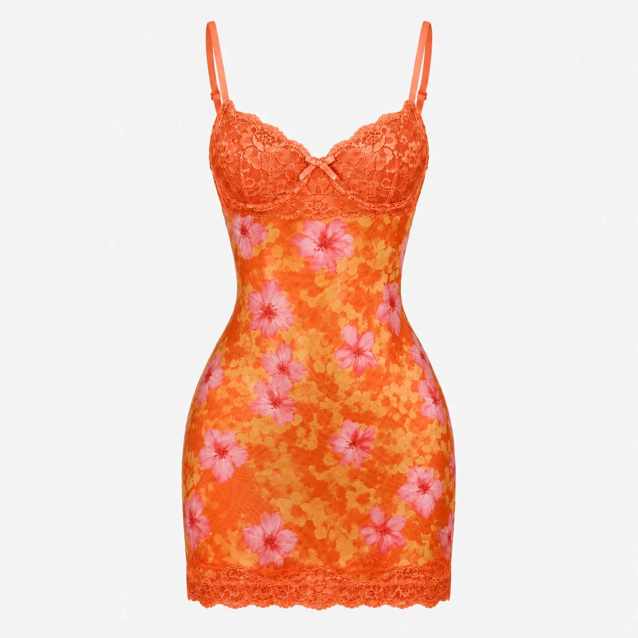 Animal Print Lace Mini Dress WHD0606002