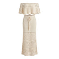 Ivory Crochet Skirt Set WHD0606007