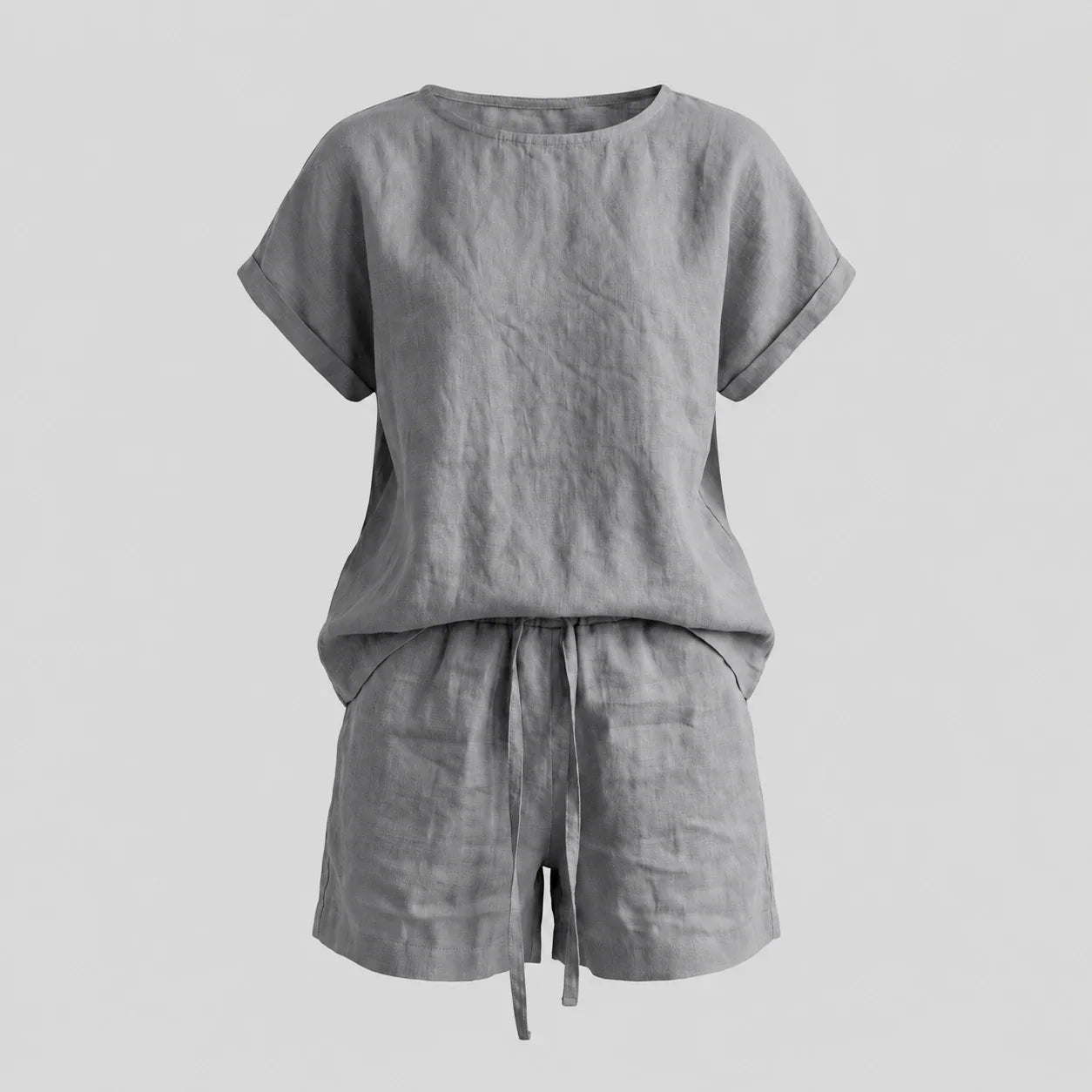 Mint Linen Short Set WHD0606009