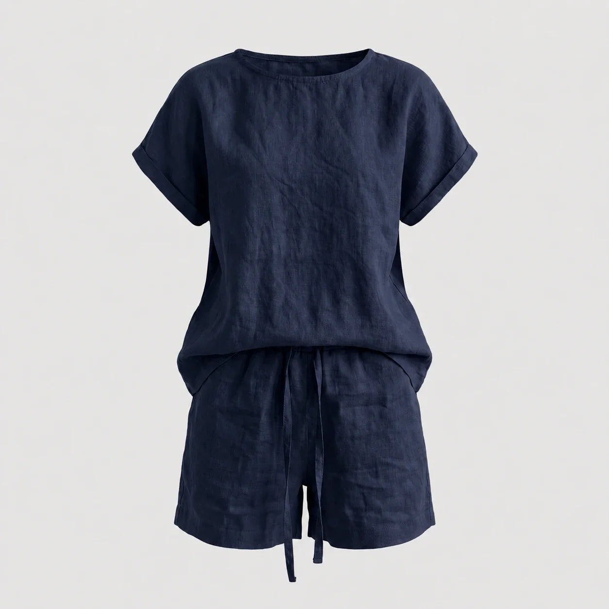 Mint Linen Short Set WHD0606009