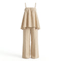 Linen-Look Cami Pants Set WHD0606015