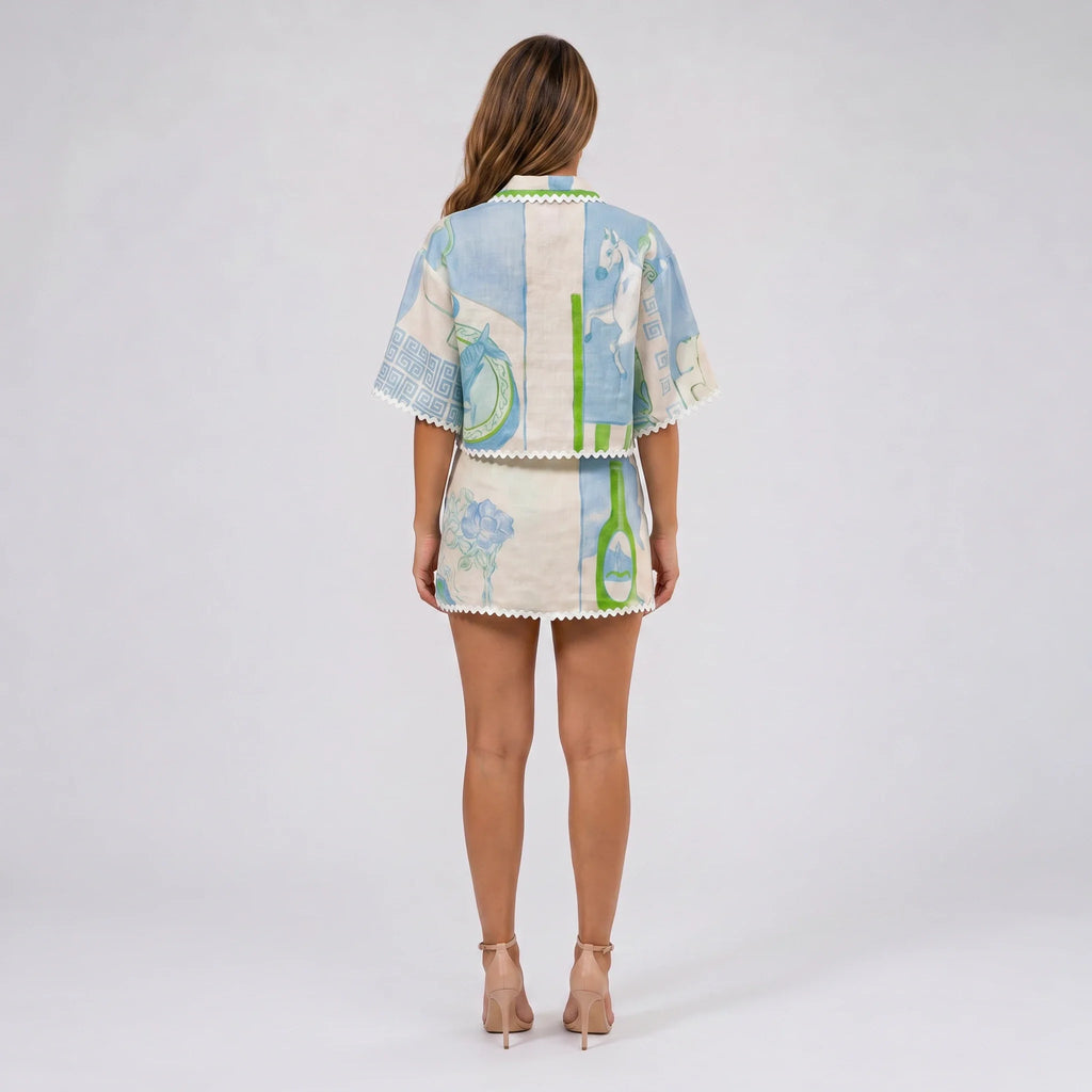 Linen-Look Pocket Midi Dress WHD0606022