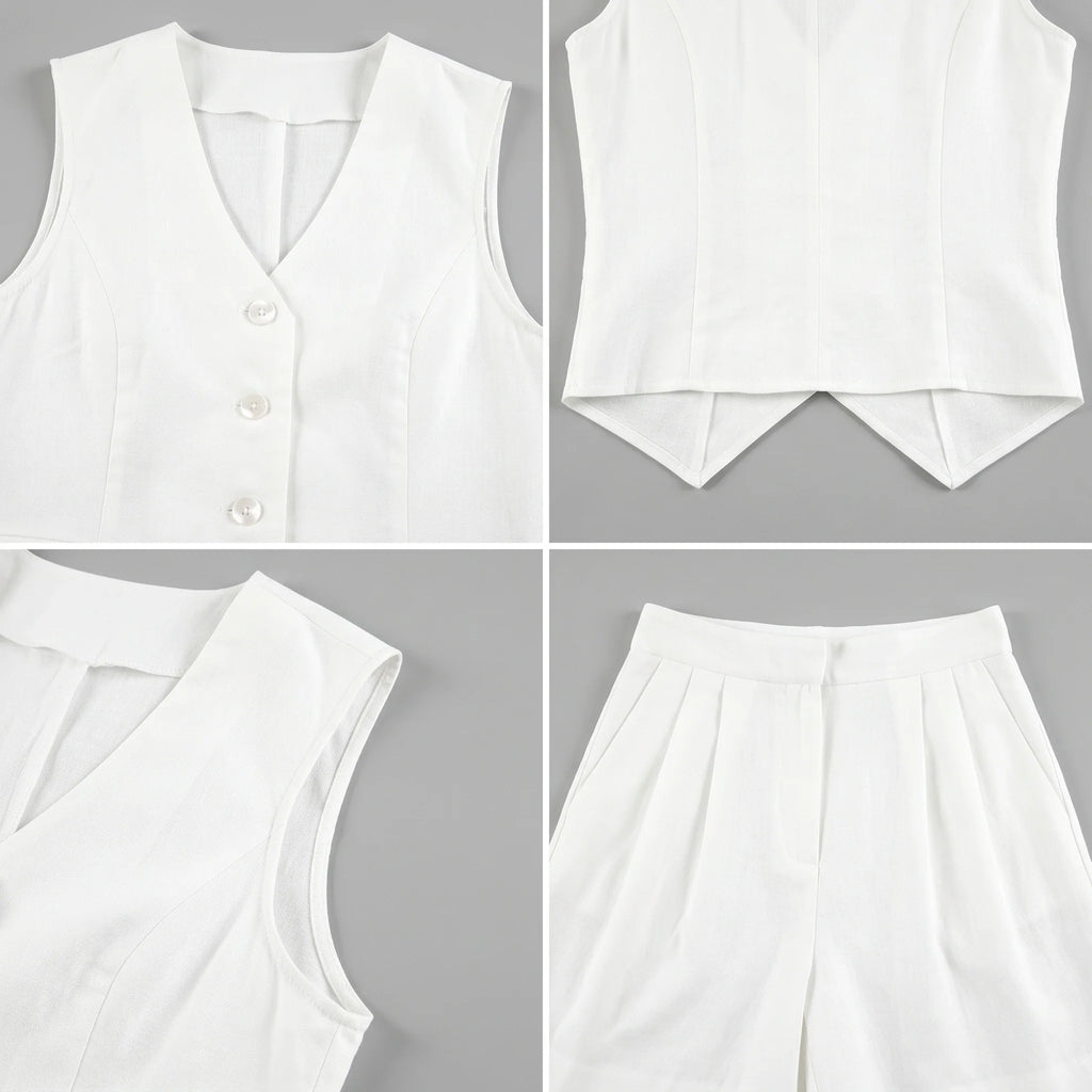 White Puff Sleeve Mini Dress WHD0606024