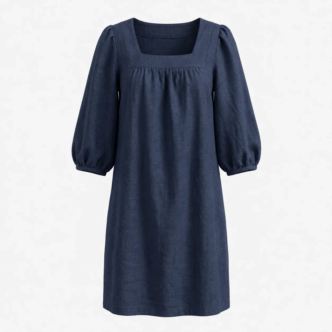 White Puff Sleeve Mini Dress WHD0606025