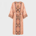 Printed Belted Kimono Cover-Up WHD0606028
