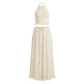 Ruffle Halter Wide Leg Set WHD0606030