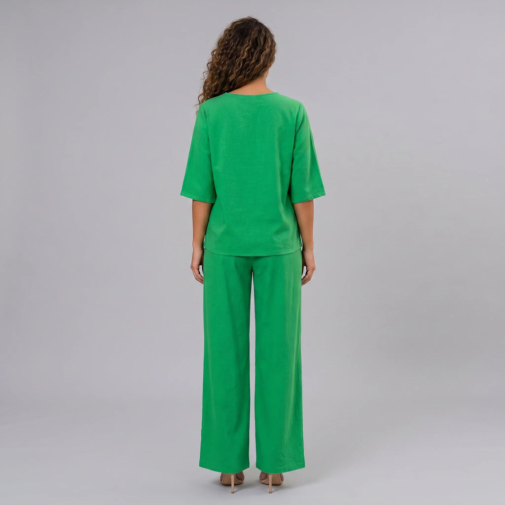 Side Button Wide Leg Set WHD0606031