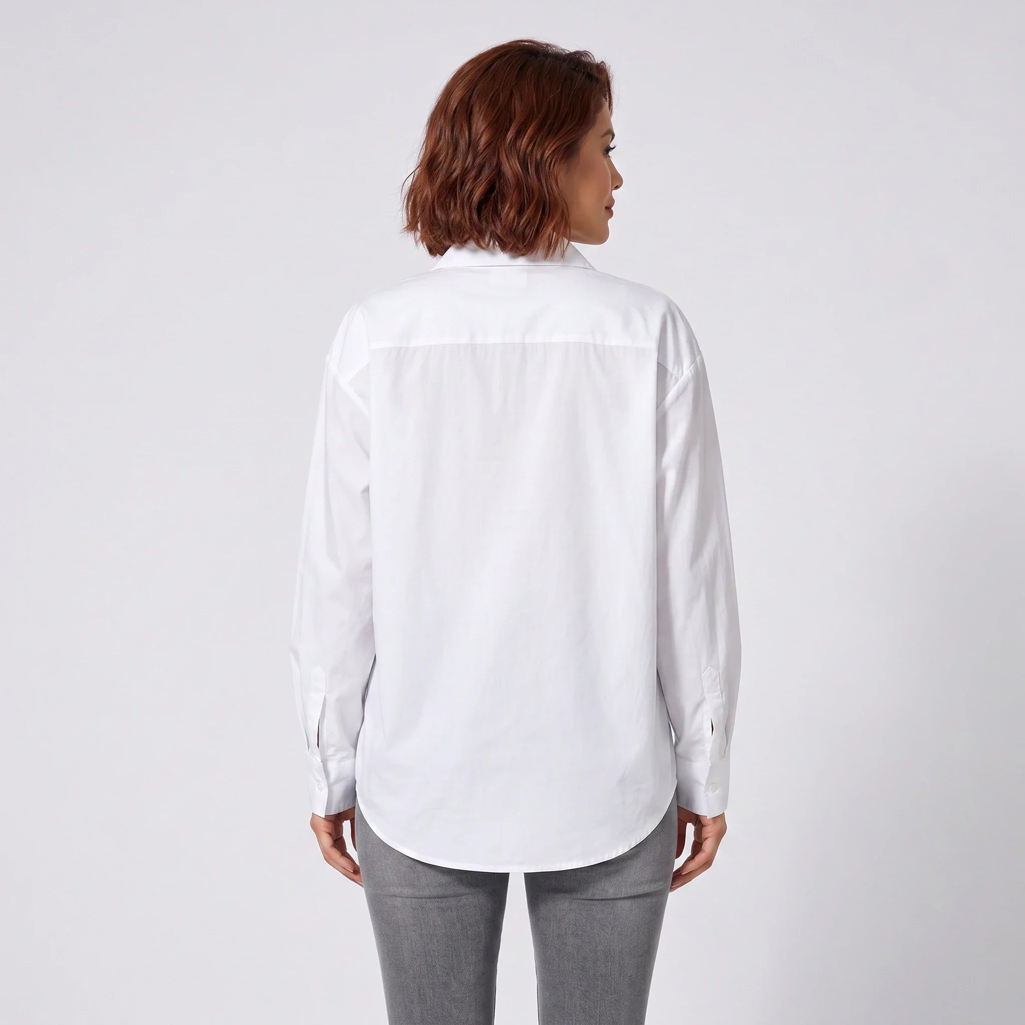 Gold Detail White Shirt WHD0606039
