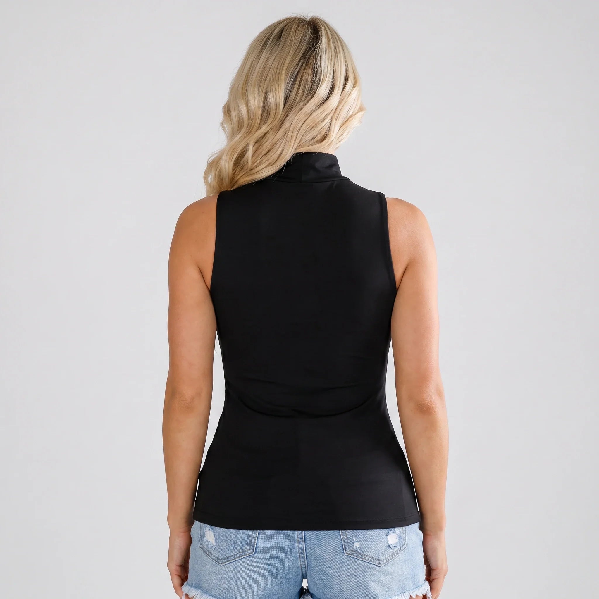 Gold Ring Cutout Top WHD0606042