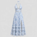 Floral Halter Maxi Dress WHD0606049