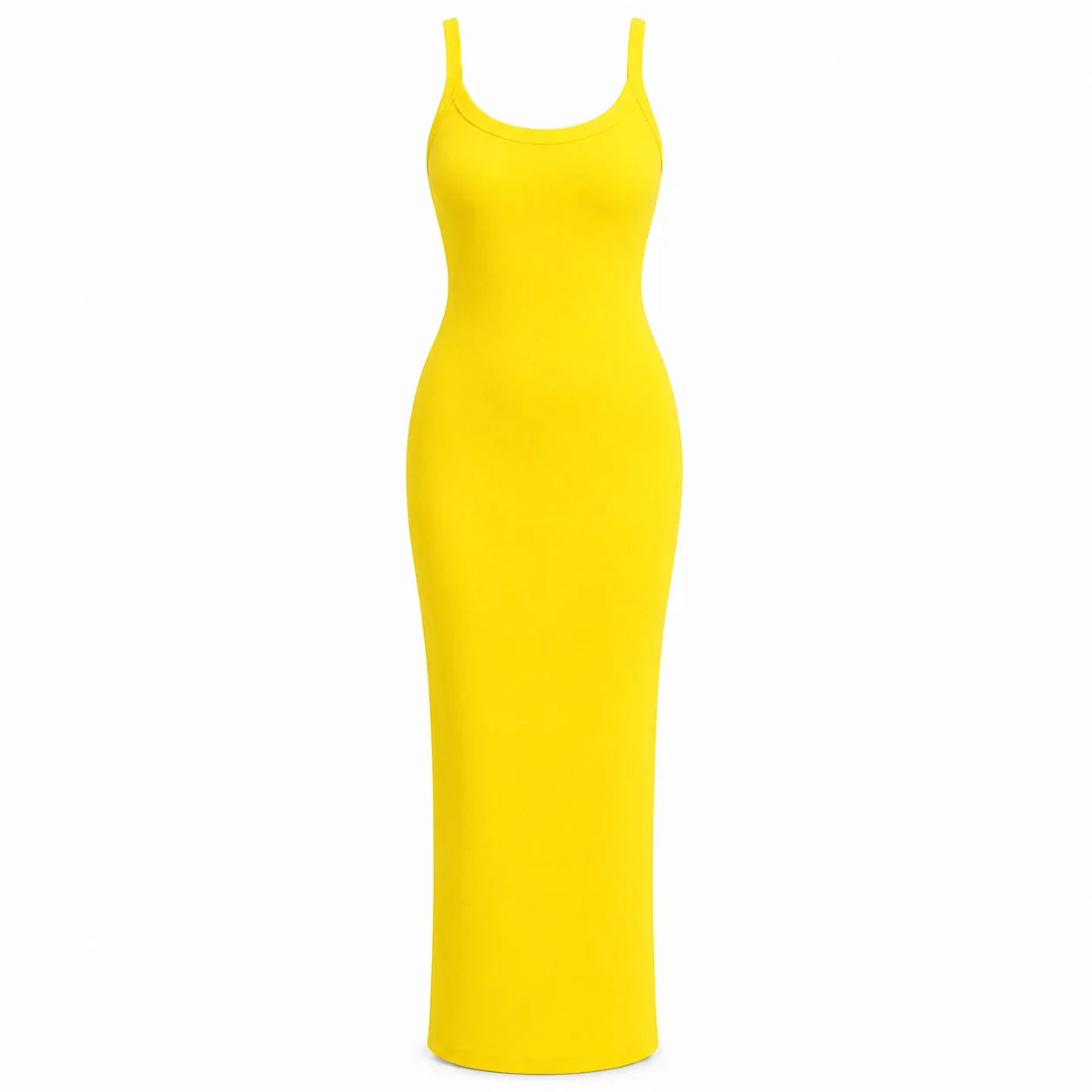 Ribbed Bodycon Maxi Dress WHD0606054