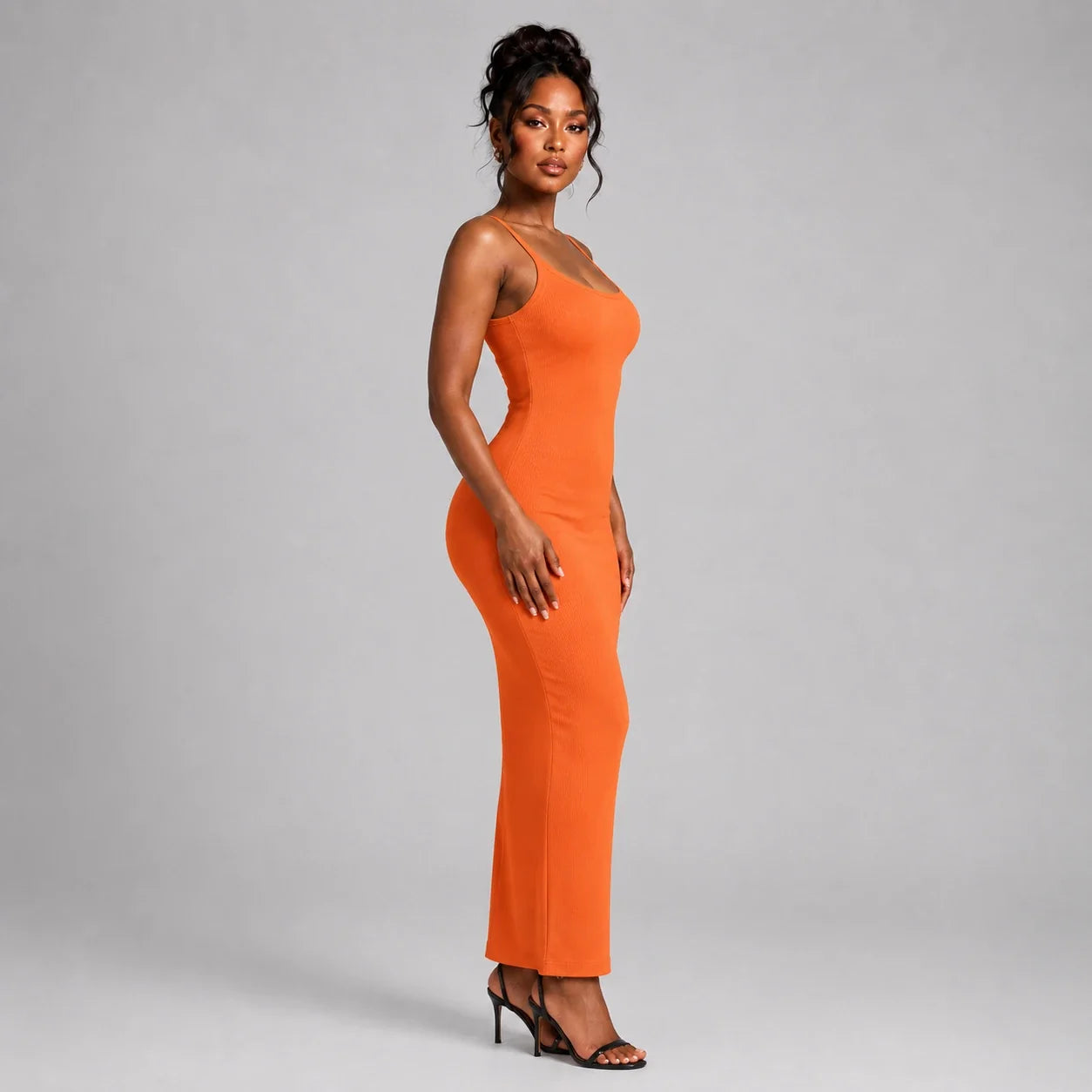 Ribbed Bodycon Maxi Dress WHD0606054