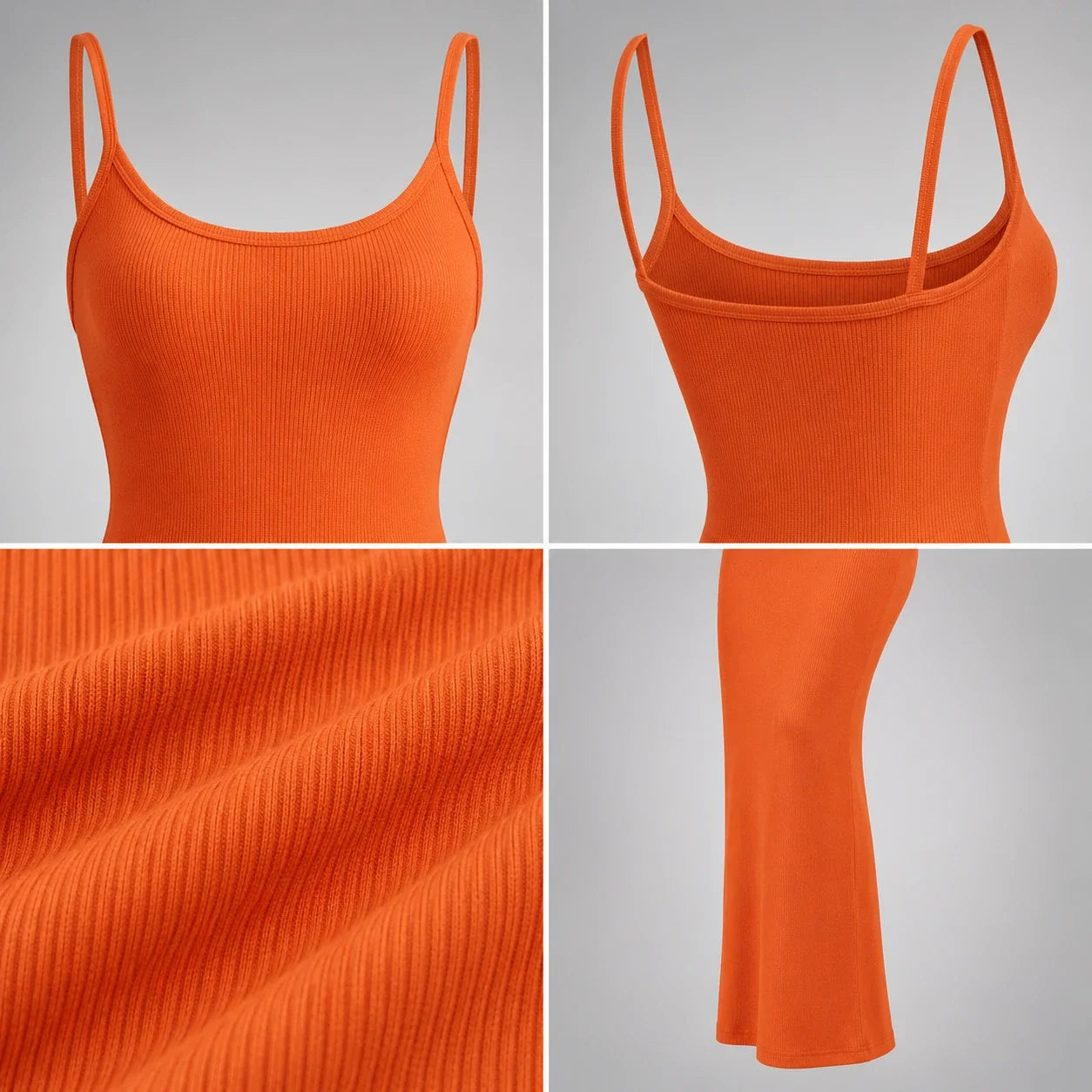 Ribbed Bodycon Maxi Dress WHD0606054