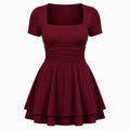White Tie-Back Midi Dress WHD0606063