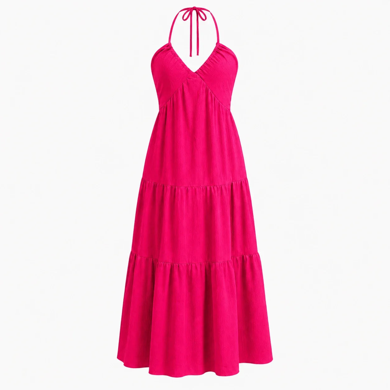 Halter Tie-Back Maxi Dress WHD0606064