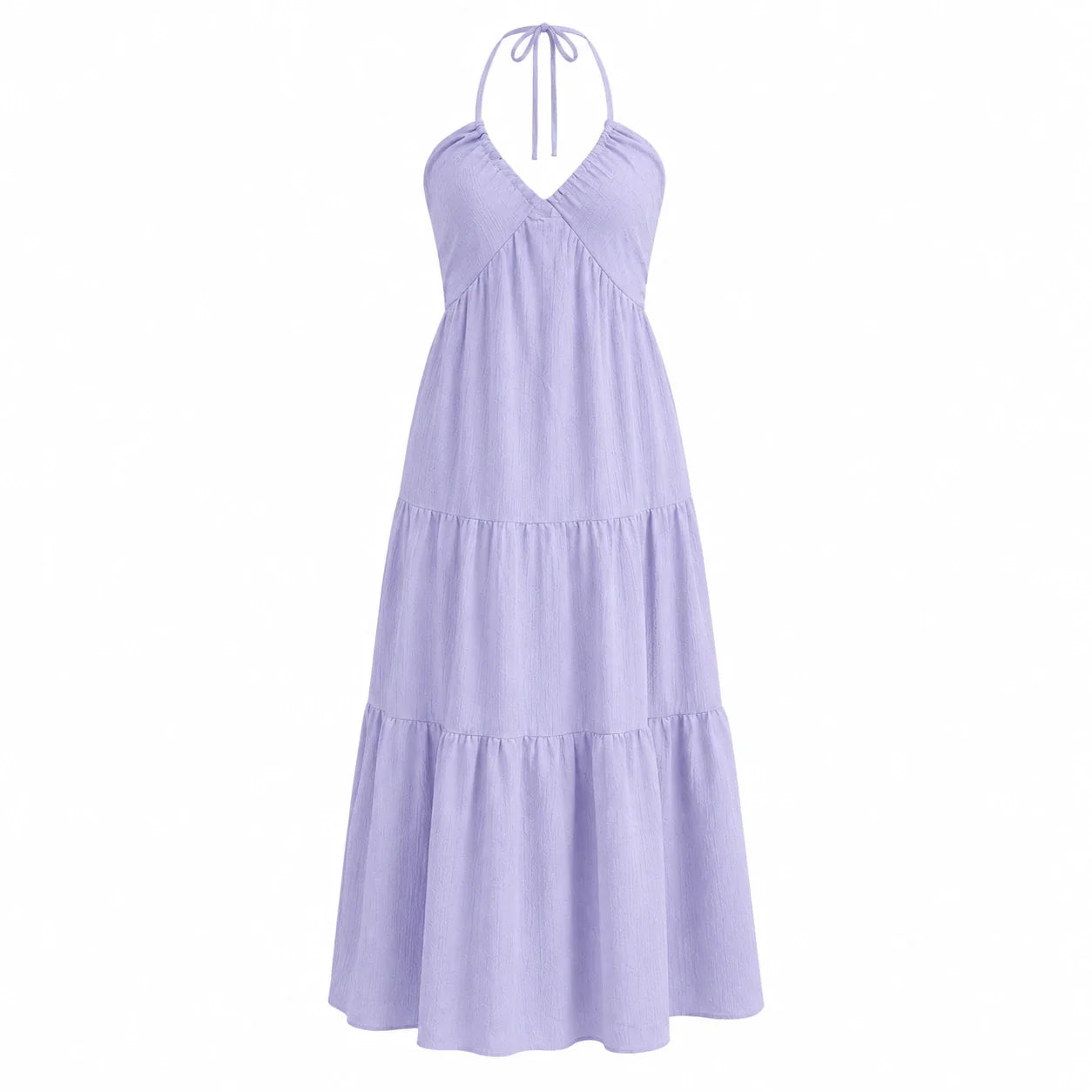 Halter Tie-Back Maxi Dress WHD0606064