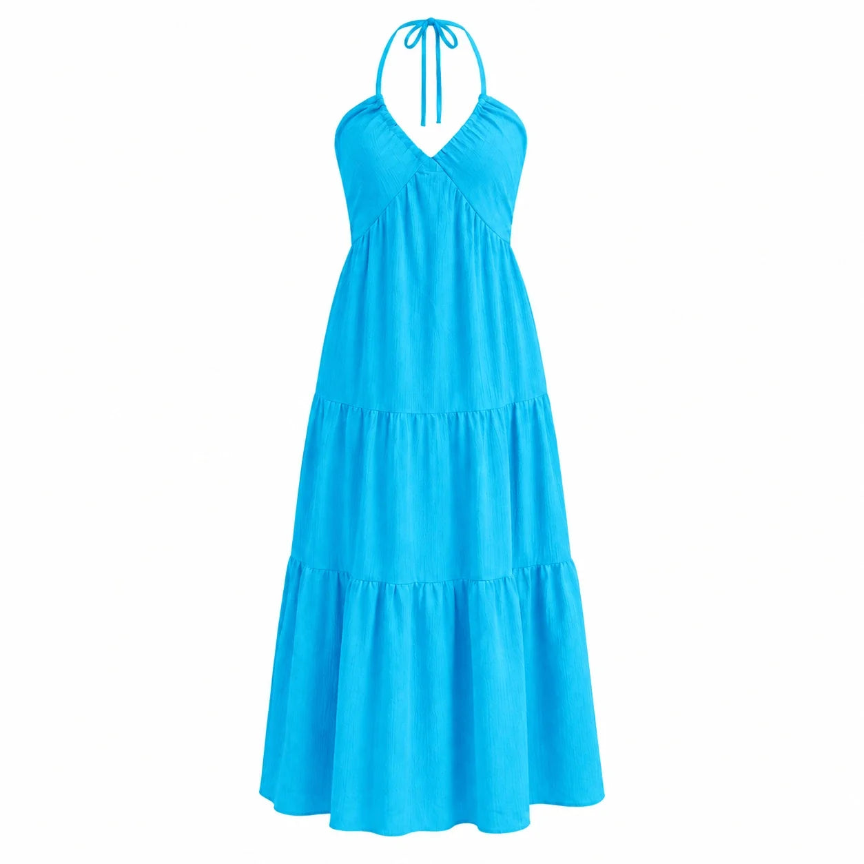Halter Tie-Back Maxi Dress WHD0606064