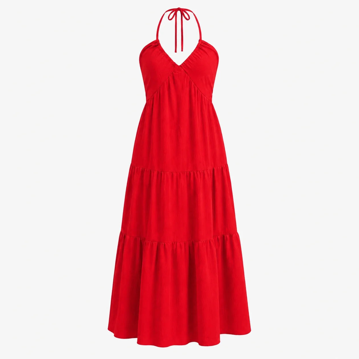 Halter Tie-Back Maxi Dress WHD0606064