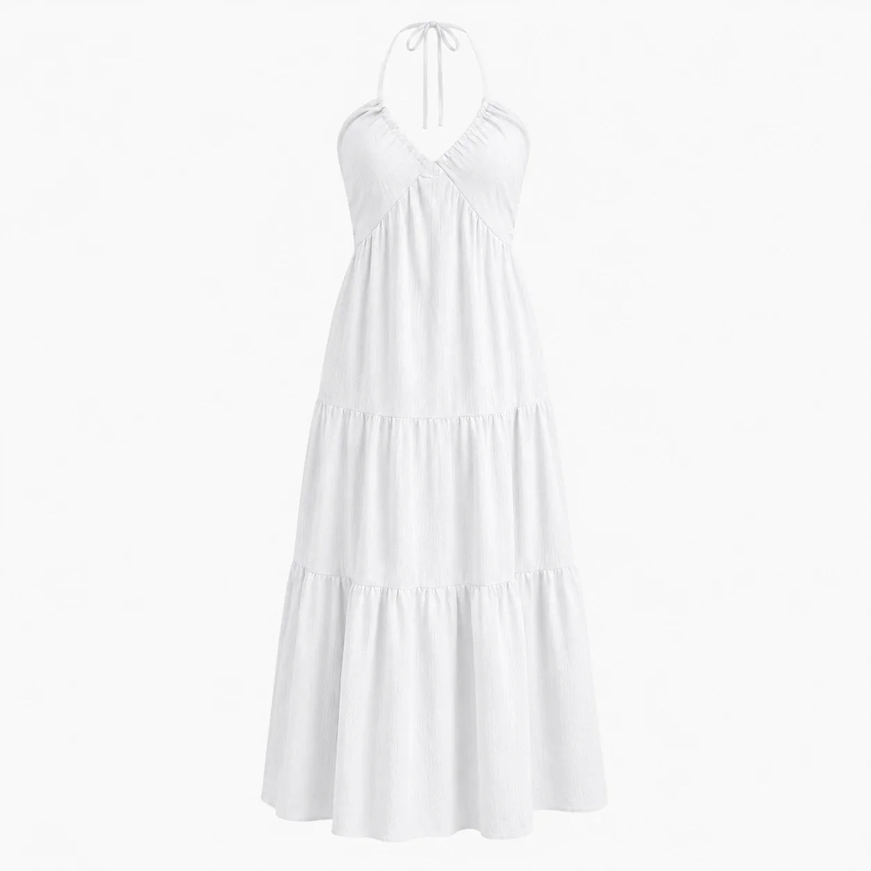Halter Tie-Back Maxi Dress WHD0606064
