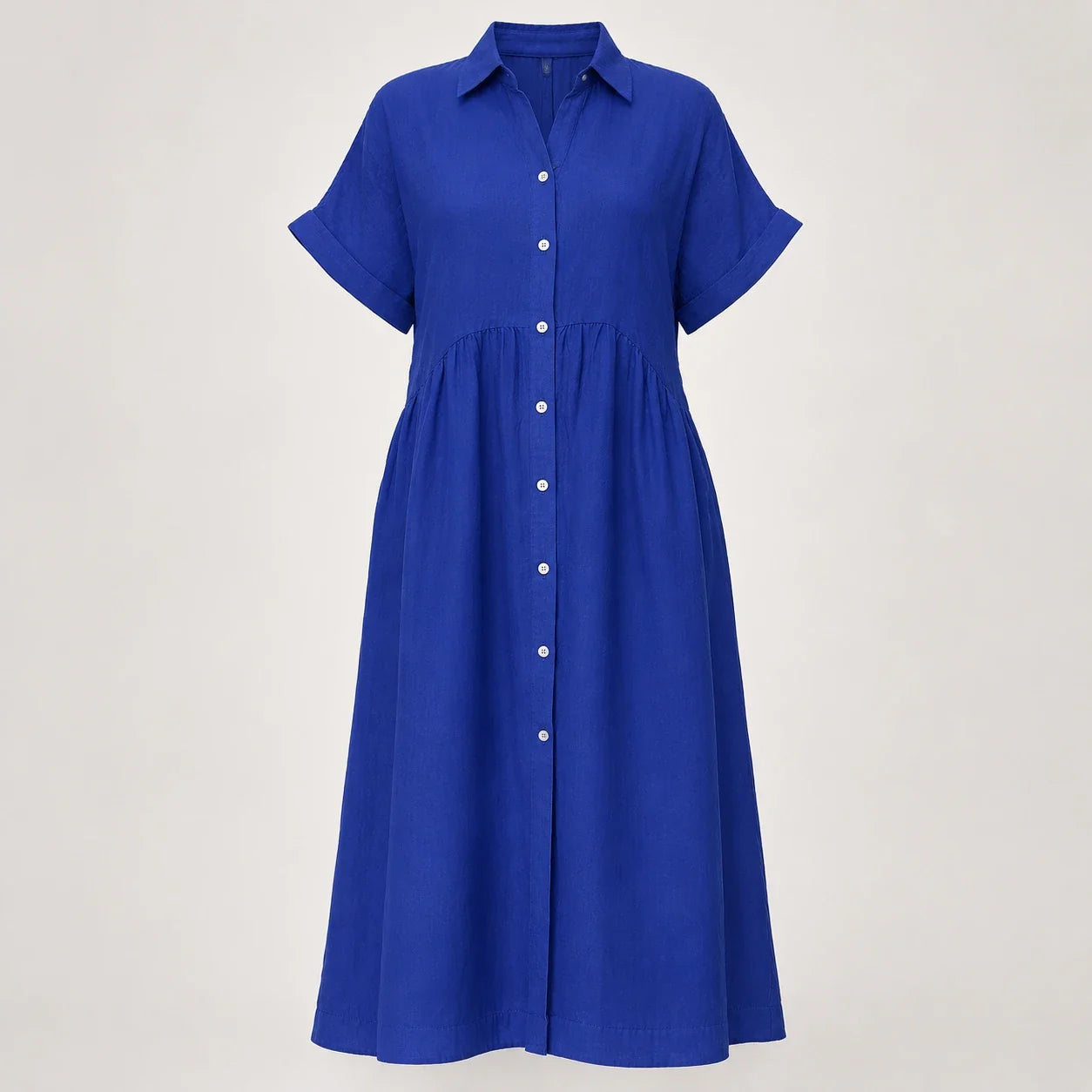 Striped Button Shirt Dress WHD0606069