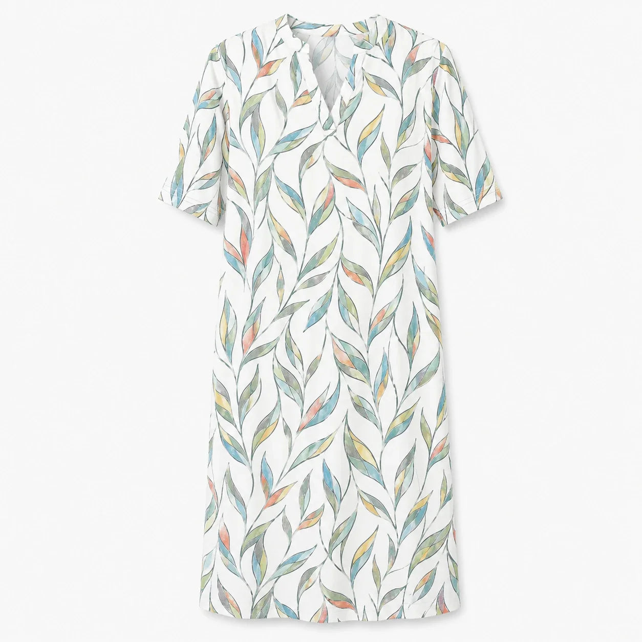 Blue Floral Shift Dress WHD0606070