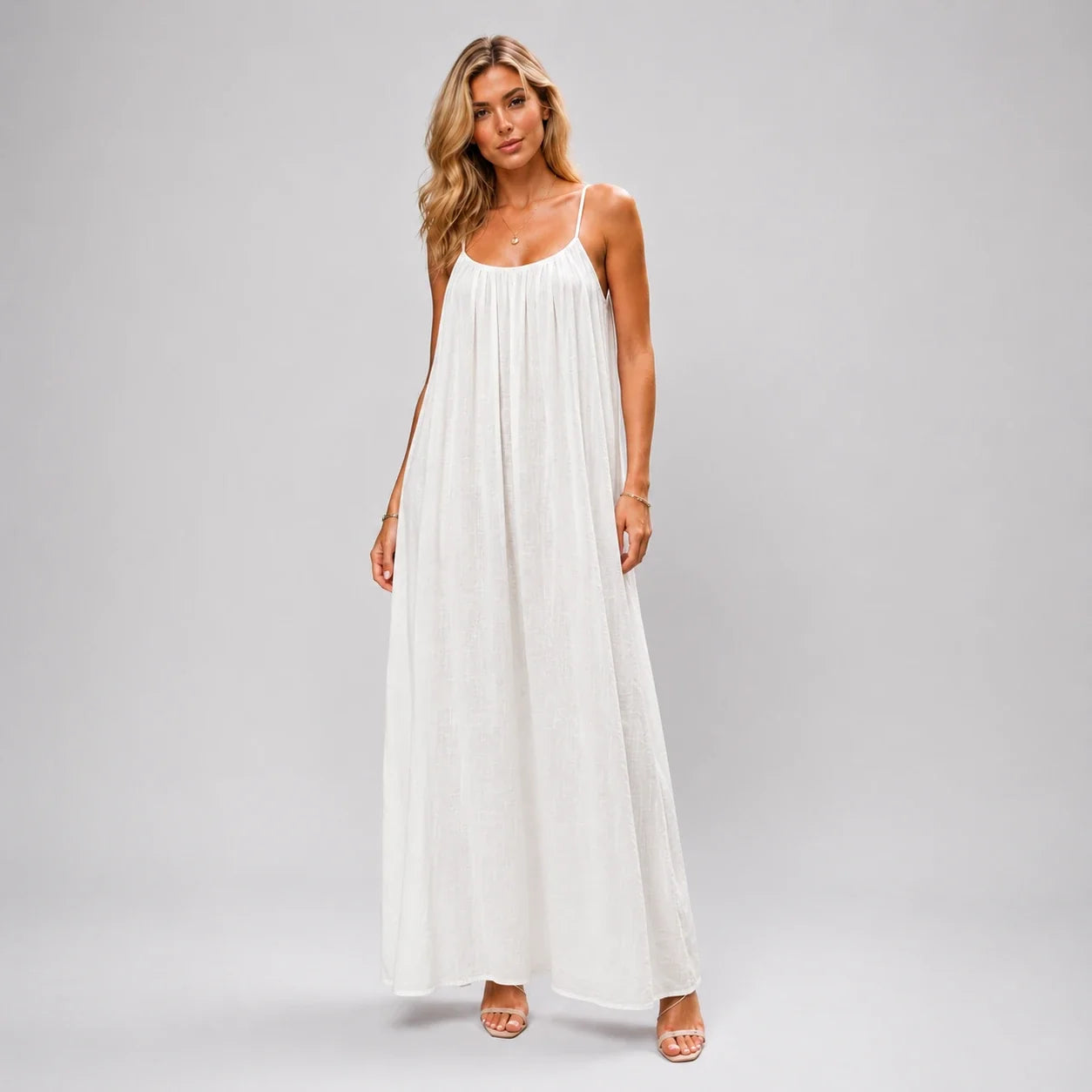 Open Back Resort Maxi Dress WHD0606073