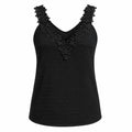 Floral Lace Sleeveless Top WHD0606107