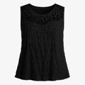 Lace Yoke Sleeveless Top WHD0606109