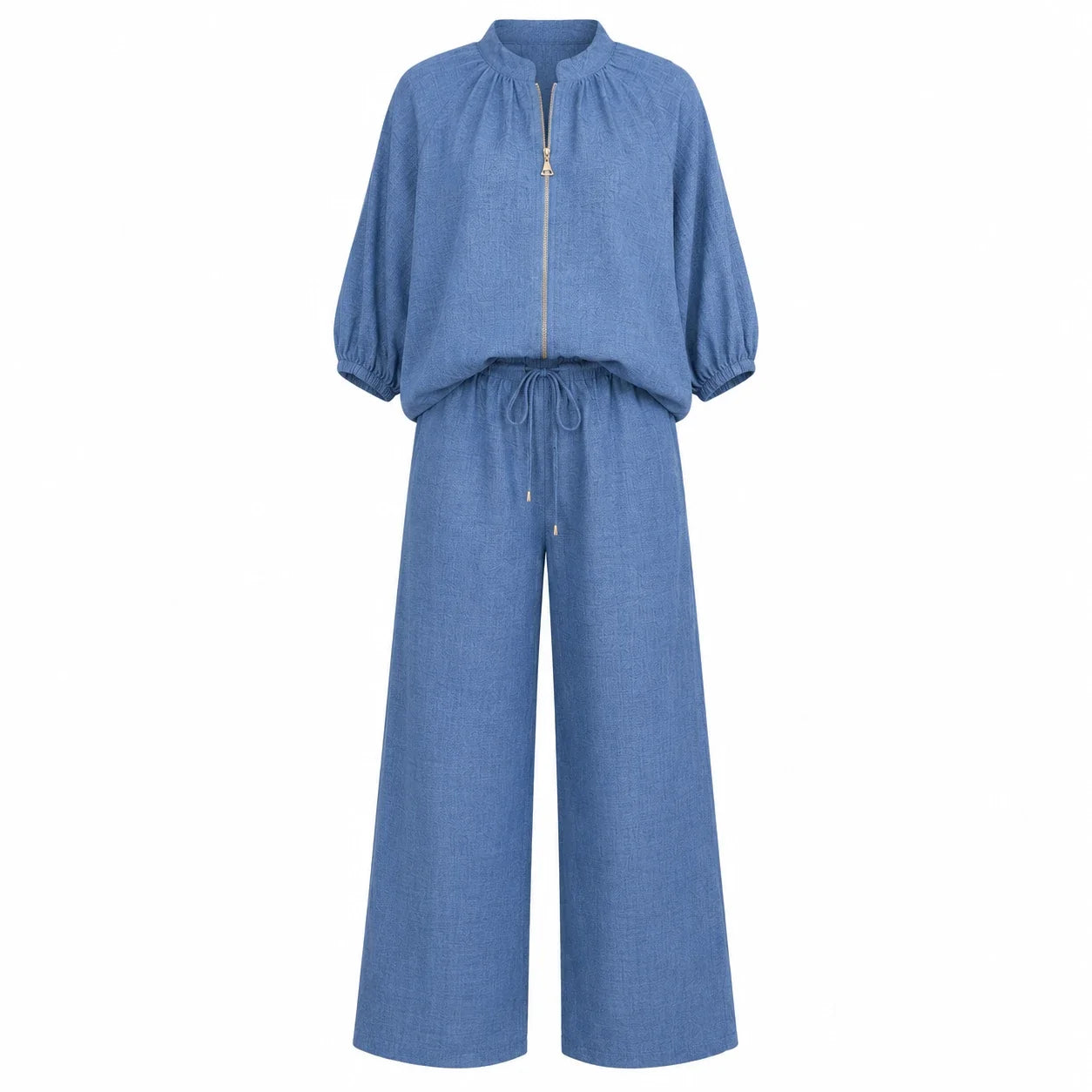 Zip Front Wide Leg Set WHD0606133
