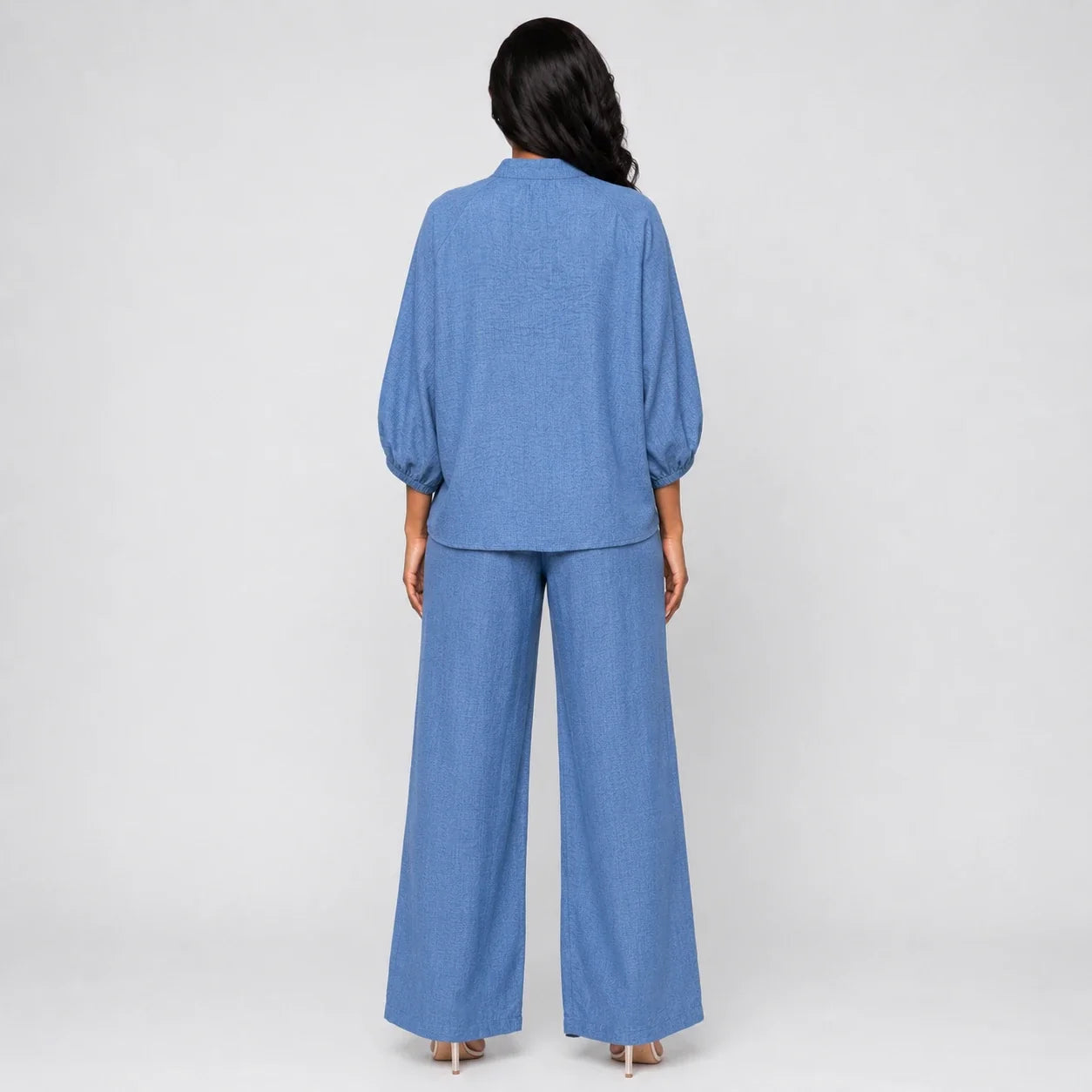 Zip Front Wide Leg Set WHD0606133
