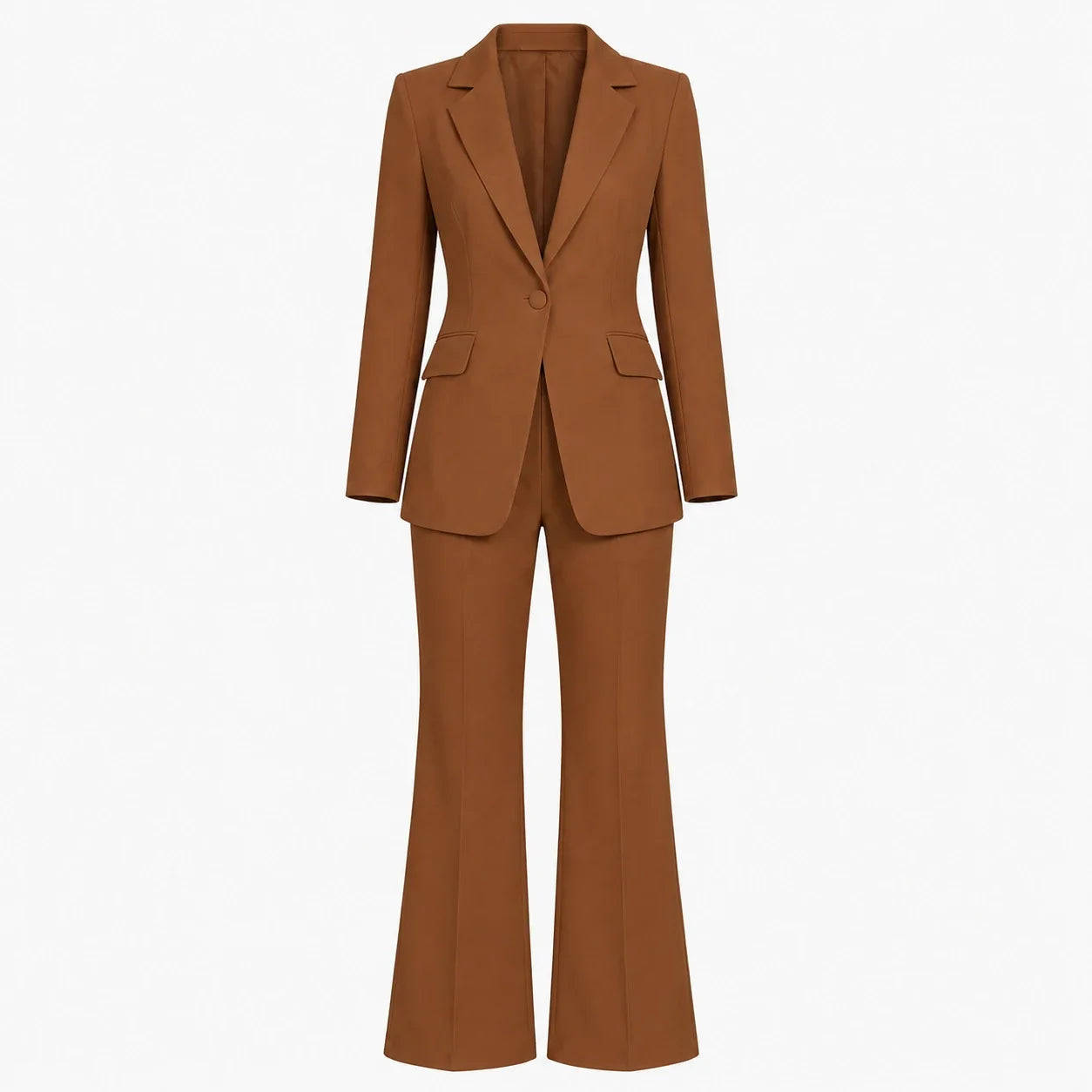 Yellow Tailored Suit Set WHD0606134
