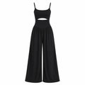Open Back Wide Leg Jumpsuit WHD0606152